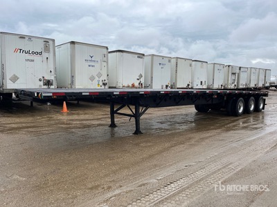 1999 Lode King 48 ft Tri/A Flatbed Trailer
