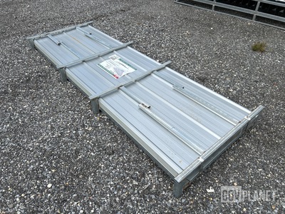 (100) Piece Lot of 10' Long Corrugated Steel Panels