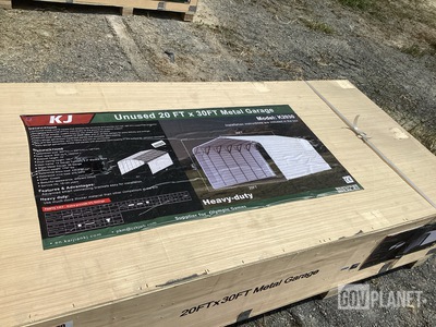 KJ K2030 Metal Garage - Unused