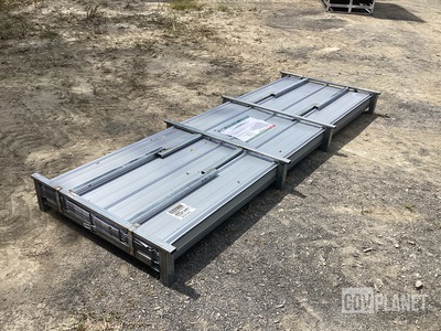 (100) Piece Lot of 10' Long Corrugated Steel Panels