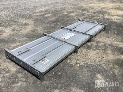 (100) Piece Lot of 10' Long Corrugated Steel Panels