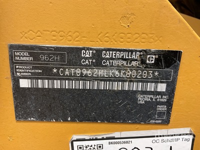 2006 Cat 962H Cargador sobre Neumaticos / Wheel Loader