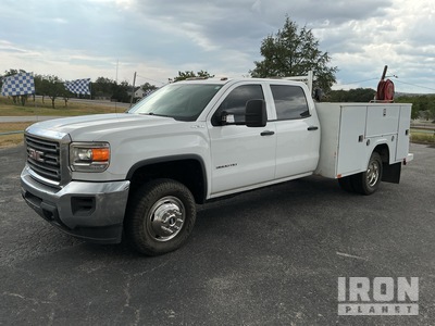 2016 GMC 3500 4x4 Utility Truck