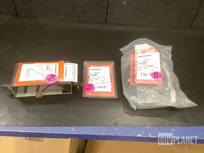 (1) Power Adapter, (3) Cable Assemblies, (32) Set Screws & Assorted Items