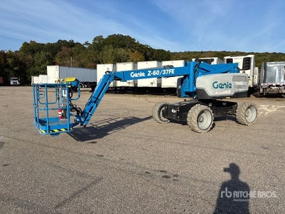 2018 Genie Z60/37FE 4WD Hybrid Articulating Boom Lift