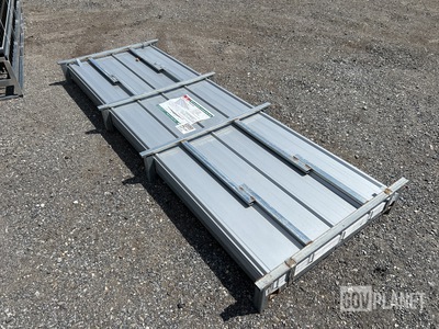 (100) Piece Lot of 10' Long Corrugated Steel Panels