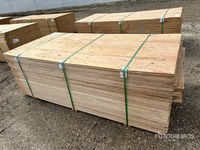 Quantity of (60) 1/2" 4x8 DFP/CSP No Stamp Plywood (Unused)