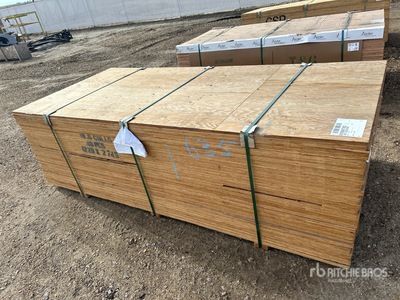 Quantity of (40) 3/4" 4x8 Douglas Fir 7 Ply No Stamp Plywood (Unused)