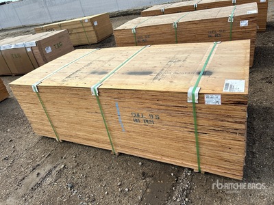Quantity of (80) 3/8" 4x8 DFP/CSP No Stamp Plywood (Unused)