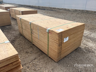 Quantity of (60) 1/2" 4x8 DFP/CSP No Stamp Plywood (Unused)
