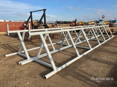Quantity of (2) 28 Ft x 48 In x 42 In Engineered Steel (1 Set) Pipe Stand