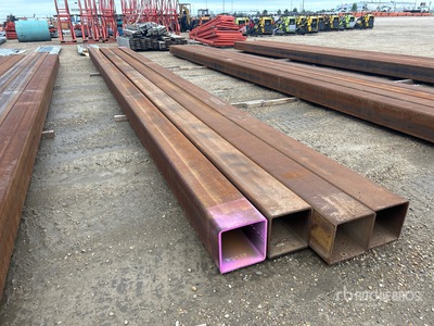 Quantity of (4) Steel Square Tube