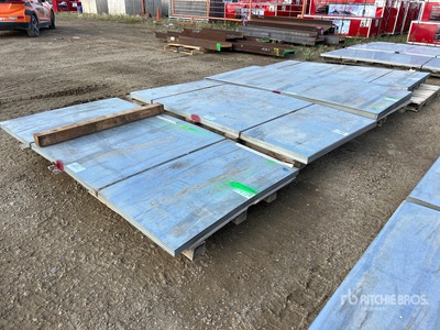 Quantity of (137) 16ga x 48 x 96 Galv Sheet