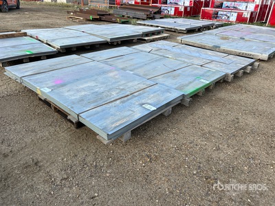 Quantity of (123) 16ga x 48 x 96 Galv Sheet その他 - 店舗 & 倉庫
