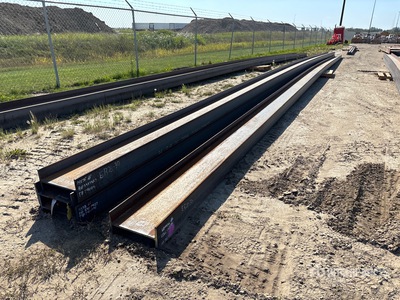 Quantity of (4) 60 ft Steel Beam