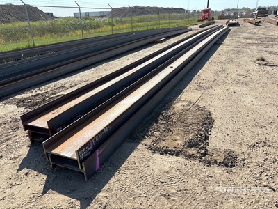 Quantity of (5) 60 ft Steel Beam