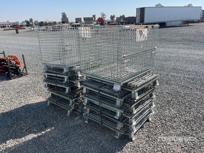 Quantity of Metal Basket Crate Varios, tienda, almacen, consumidor
