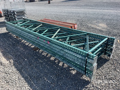 Quantity of 16 ft x 8 ft Pallet Racking