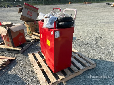 Quantity of (2) Gas Caddy 30 gal Portable Steel Diesel Gasoline Tank