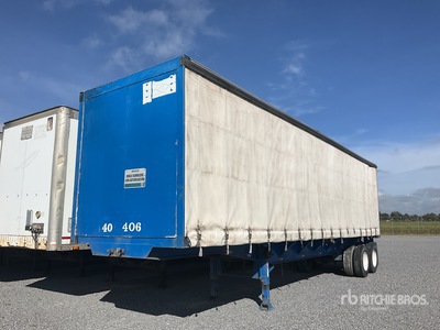 2019 Atro 38 ft T/A Plataforma Encortinada / Curtain Side Trailer