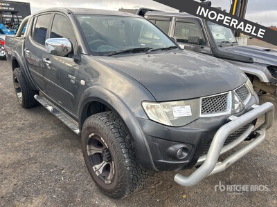 2011 Mitsubishi Triton 4x4 Dual Cab Pickup (Inoperable)