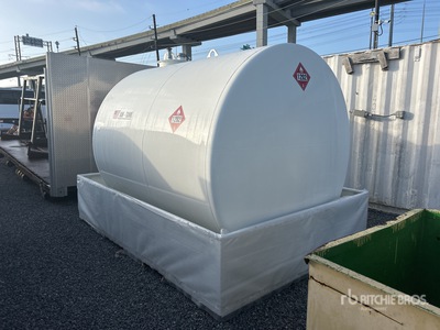 2025 AM Tank 2300N 2376 gal Skid Mounted Steel Diesel Fuel Tank (Unused)