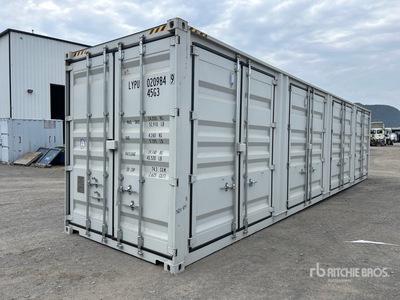 2025 40 ft High Cube Multi-Door Storage Container