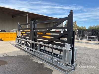 Quantity of (3) 2025 Suihe NFG-20FGP-E 20 ft Wrought Iron Bi-Parting Einfahrtstor (Unused)