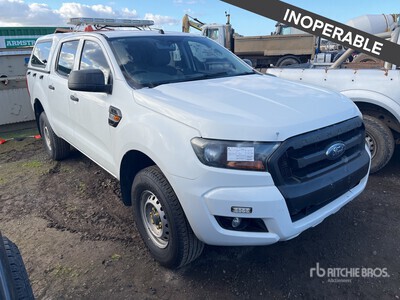 2016 Ford Ranger 4x4 Dual Cab Pickup (Inoperable)