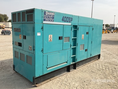 Denyo DCA-400SPK 350 kVA Skid-Mounted 発電機セット (250-749 kw/310-950 kva)