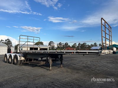 2006 Haulmark 7.2 m Tri/A B-Double Lead Flatbed Trailer