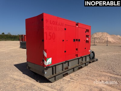 2018 Doosan G150 150 kVA Skid-Mounted Groupe Electrogene Generator Set (Inoperable)