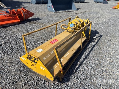 2025 SEC 69" to fit Komatsu PC200/PC210, Cat 320, Hitachi ZX200, digging Brush Cutter (Unused)