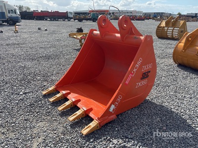 2025 SEC 1370 mm Digging 48" to fit Hitachi ZX270/EX270, John Deere 270/790, digging Bucket - Fits ZX330-ZX350 (Unused)