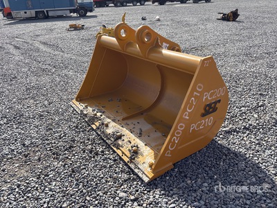 2025 SEC 1830 mm Cleanup 72" to fit Komatsu PC200/PC210,Cat 320,Hitachi ZX200 ditching Bucket - Fits PC200-PC210 (Unused)