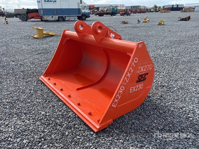 2025 SEC 2030 mm Cleanup 80" to fit Hitachi ZX270/EX270,Deere 270/790, ditching Bucket - Fits ZX230-ZX270 (Unused)