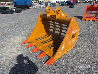 2025 SEC 1450 mm Skeleton 58" to fit Komatsu PC200/210, Cat 320, Hitachi ZX200, skeleton Bucket - Fits Pc200 (Unused)