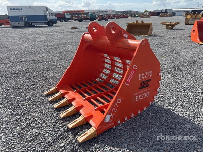 2025 SEC 1600 mm Skeleton 63" to fit Hitachi ZX270/EX270, John Deere 270/790,skeleton Bucket - Fits EX230-EX270 (Unused)