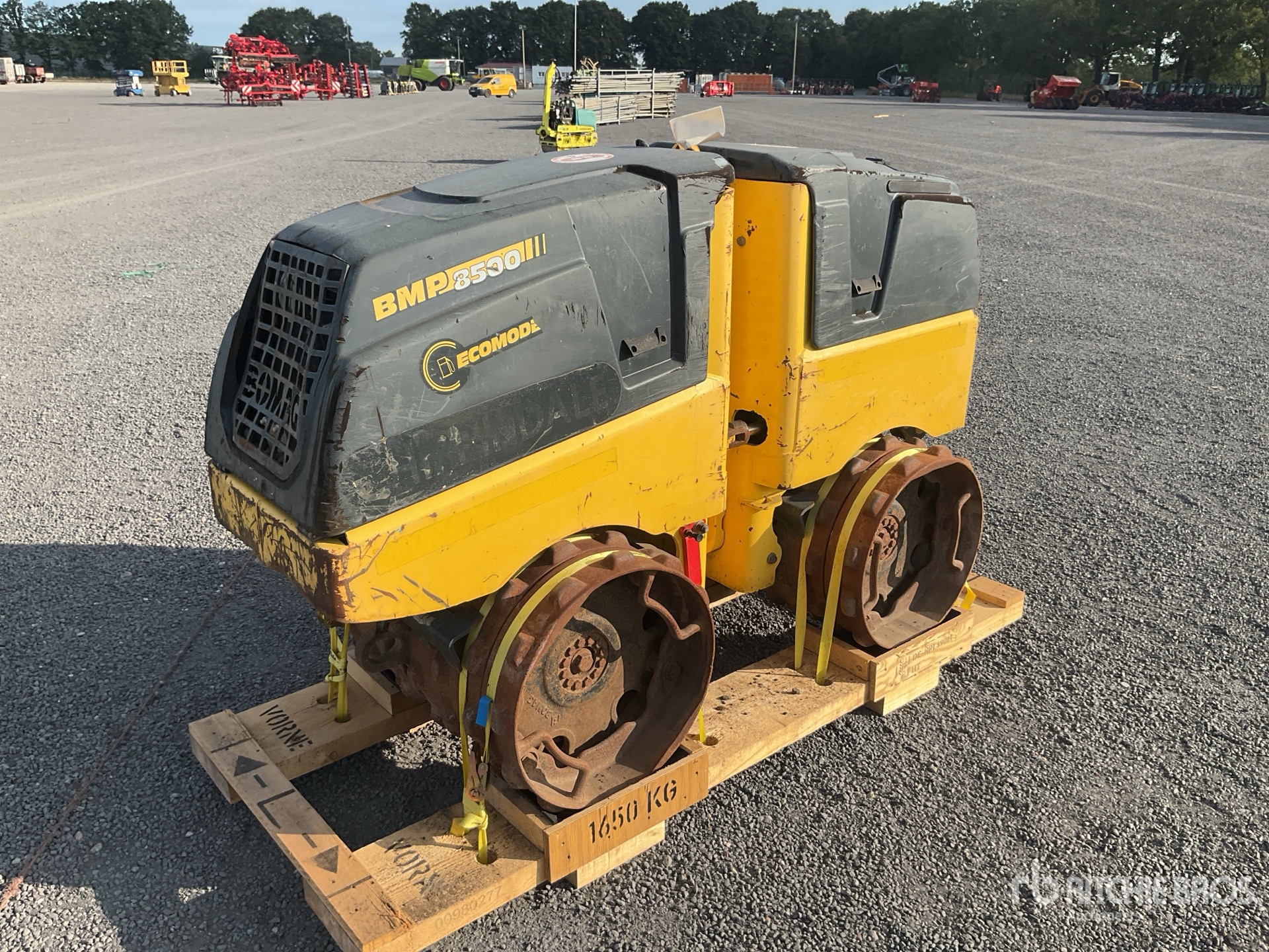 2018 Bomag BMP 8500 Walk Behind Padfoot Drum Compactor