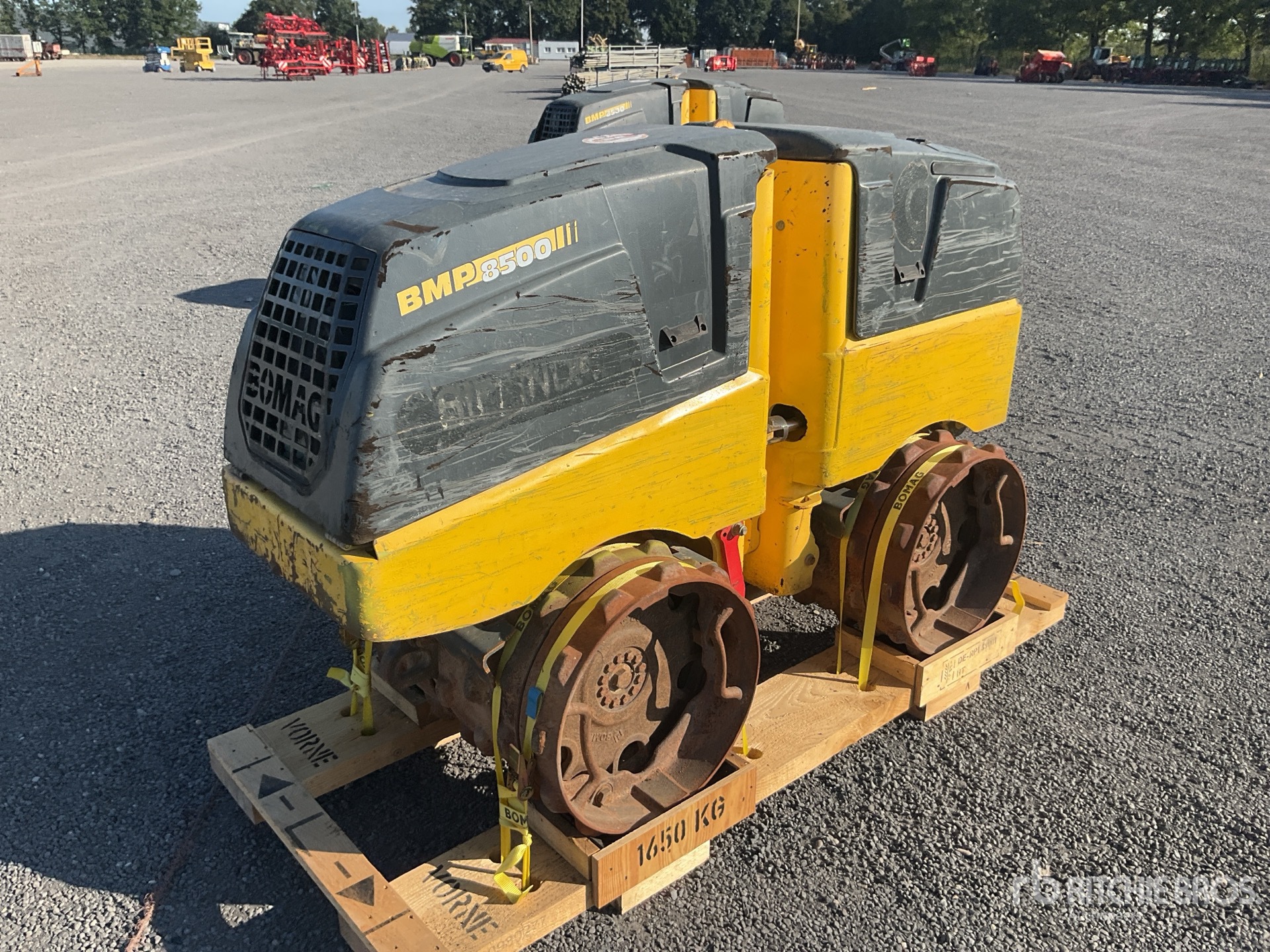 2018 Bomag BMP 8500 Walk Behind Padfoot Drum Compactor