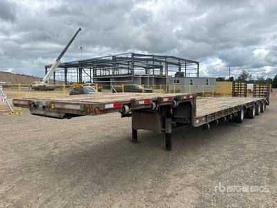 2012 JC Trailer 52 ft Quad/A Single Drop Plataforma Rebajada