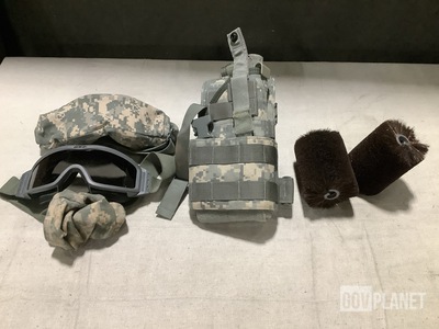 (19) Holsters, (28) Pairs of Goggles, (4) Bore Brushes & Assorted Items