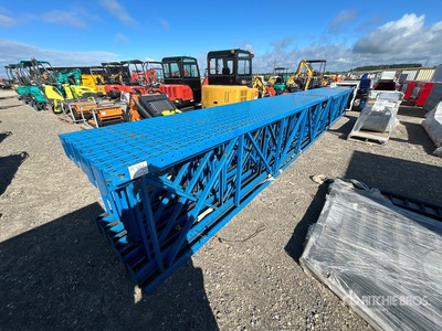 Quantity of 30 ft 7 in Metal Racking