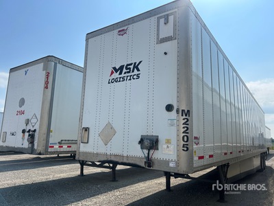 2019 Wabash DVCVHPC 53 ft x 102 in T/A Remorque fourgon