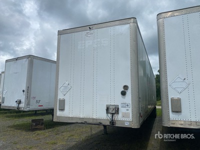 2014 Wabash DVCVHPC 53 ft x 102 in T/A Van Trailer
