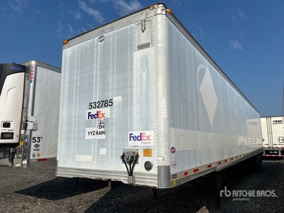 2002 Utility VS2DC 53 ft x 102 in T/A Van Trailer
