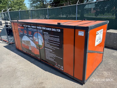 StanForge DT4041CF 40 ft x 40 ft Dual Truss Containerunterstand (Unused)