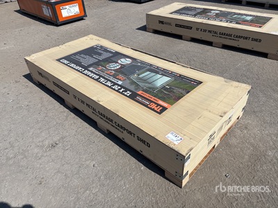 StanForge MSC1220F 12 ft x 20 ft Metal Carport (Unused)