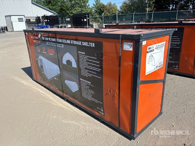 StanForge ST3080E 30 ft x 60 ft Peak Ceiling Storage Building (Unused)