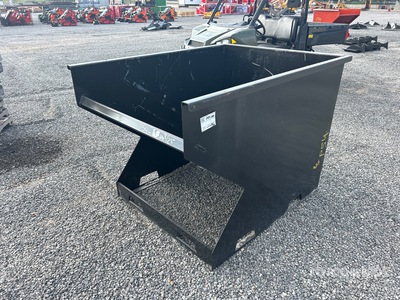 2025 Kit Container 2YFT-SST 2 cu yd Skid Steer Dump Hopper (Unused)